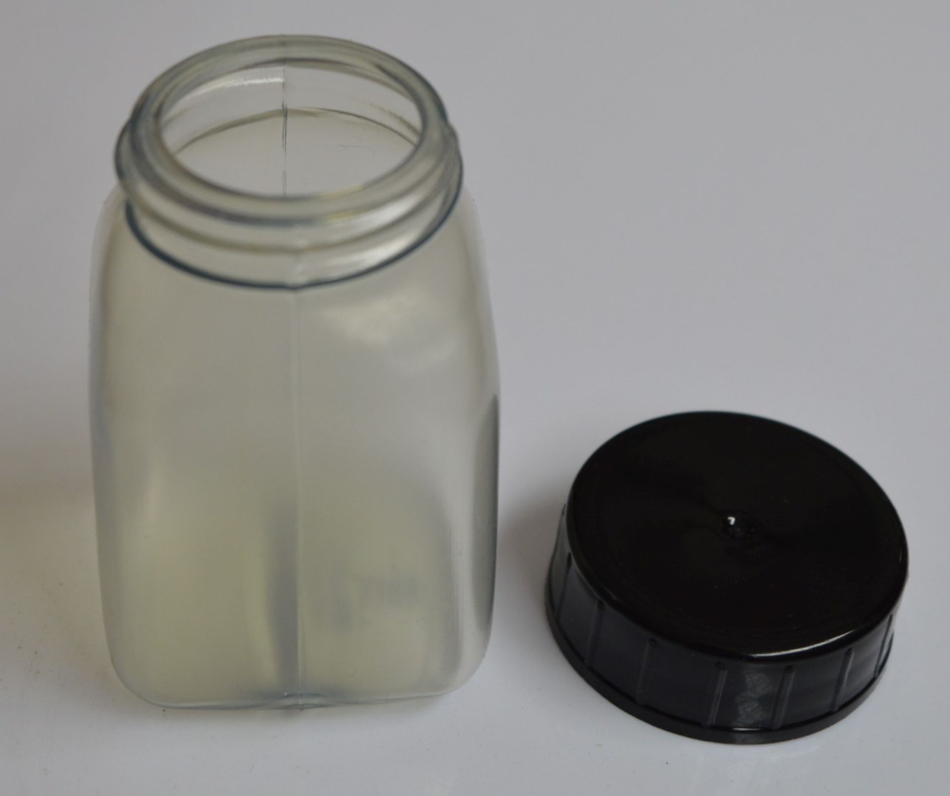 100 x Wide Neck Container Bottles With Leakproof Lids and PE Foam Inserts - 50ml Capacity - 38.