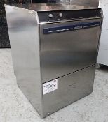 1 x Stainless Steel Commercial Dishwasher - Model: D.C SD50 - 500mm Basket - Model - Presented In