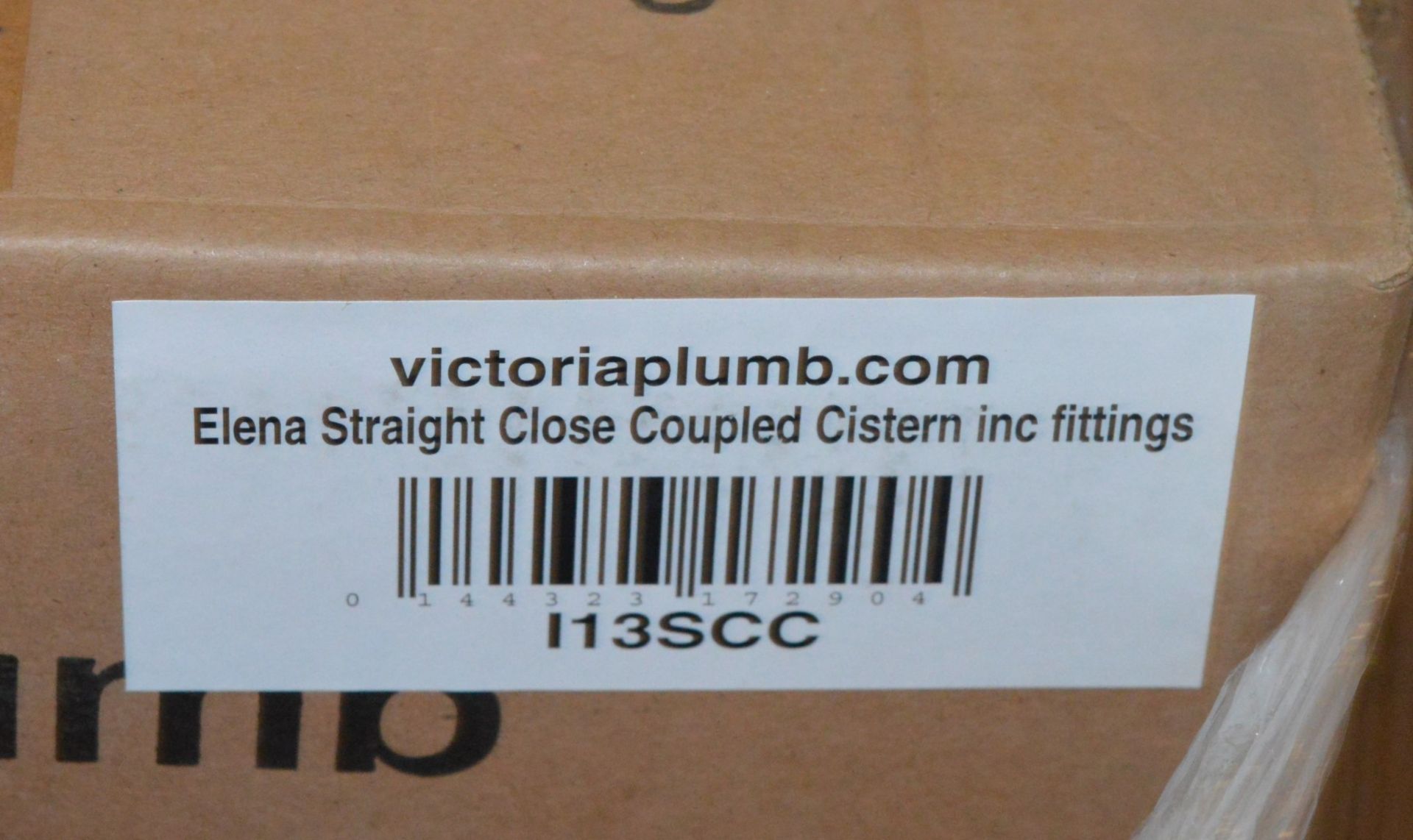 1 x ELENA Close Coupled Toilet Pan With Cistern, Cistern Fittings and Soft Close Toilet Seat - Brand - Image 2 of 4