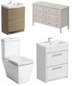 1 x Pallet of Bathroom Stock From Major Online Retailer - Fantastic Resale Opportnity - No Reserve!