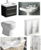 1 x Pallet of Bathroom Stock From Major Online Retailer - Fantastic Resale Opportnity - No Reserve!