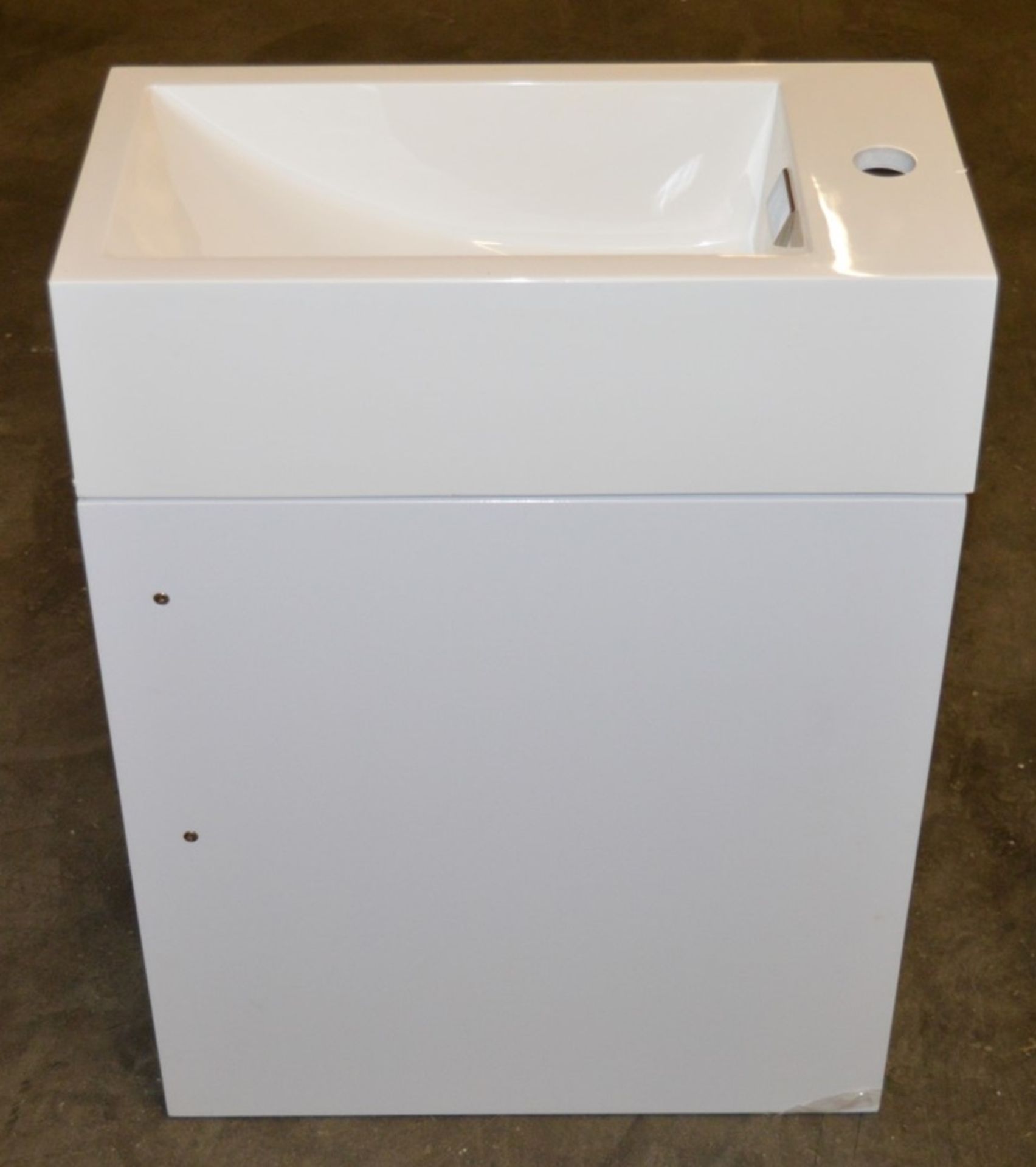 1 x Vogue Bathrooms JUNO 500mm Wall Hung Bathroom Vanity Unit With Heavy Resin Composite Sink - Image 2 of 7