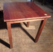7 x Solid Wood Square Bistro Tables - All Recently Taken From A Bar & Restaurant Environment -