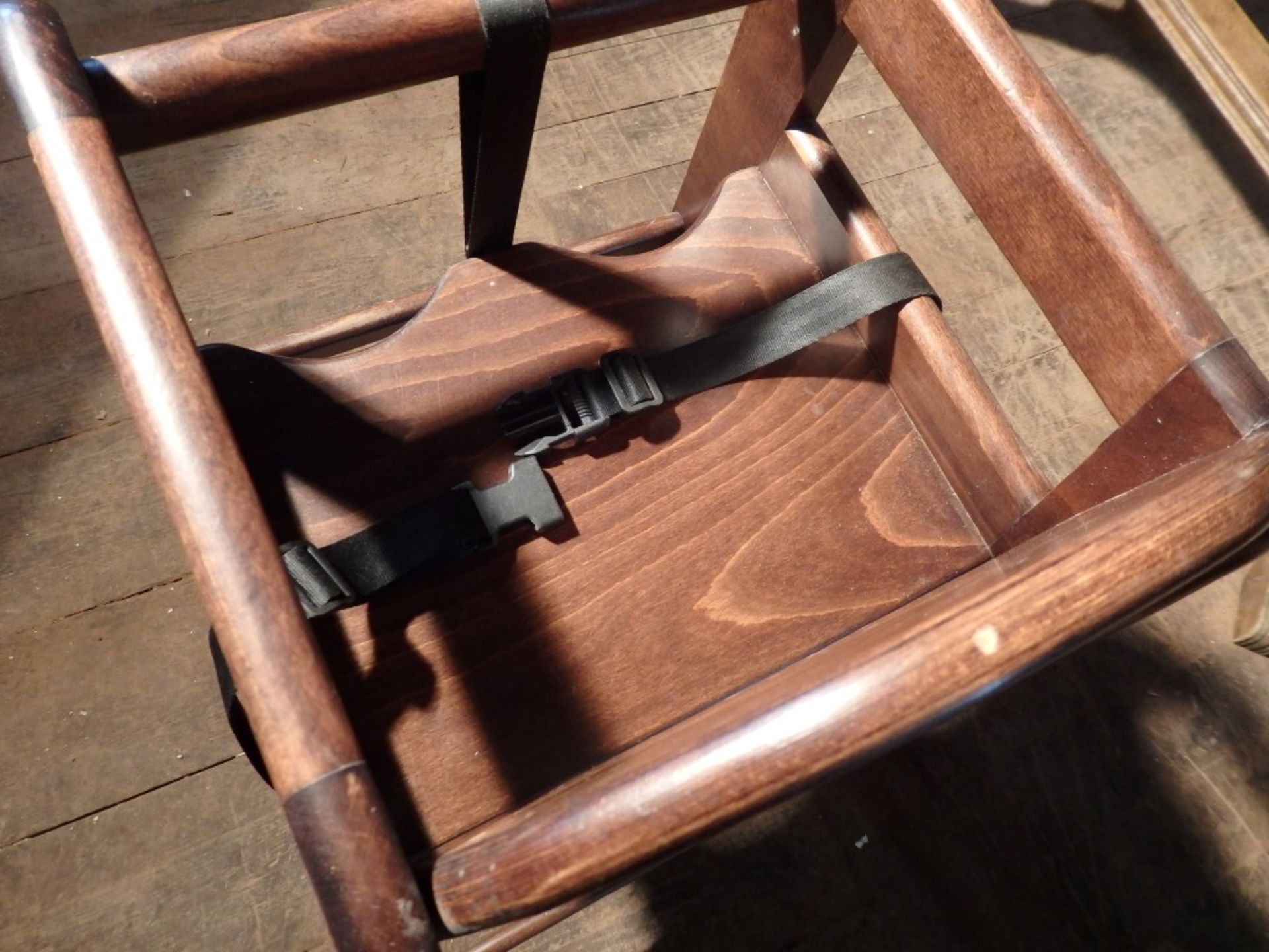 1 x Solid Wood Childs High Chair - All Recently Taken From A Bar & Restaurant Environment - - Image 4 of 8