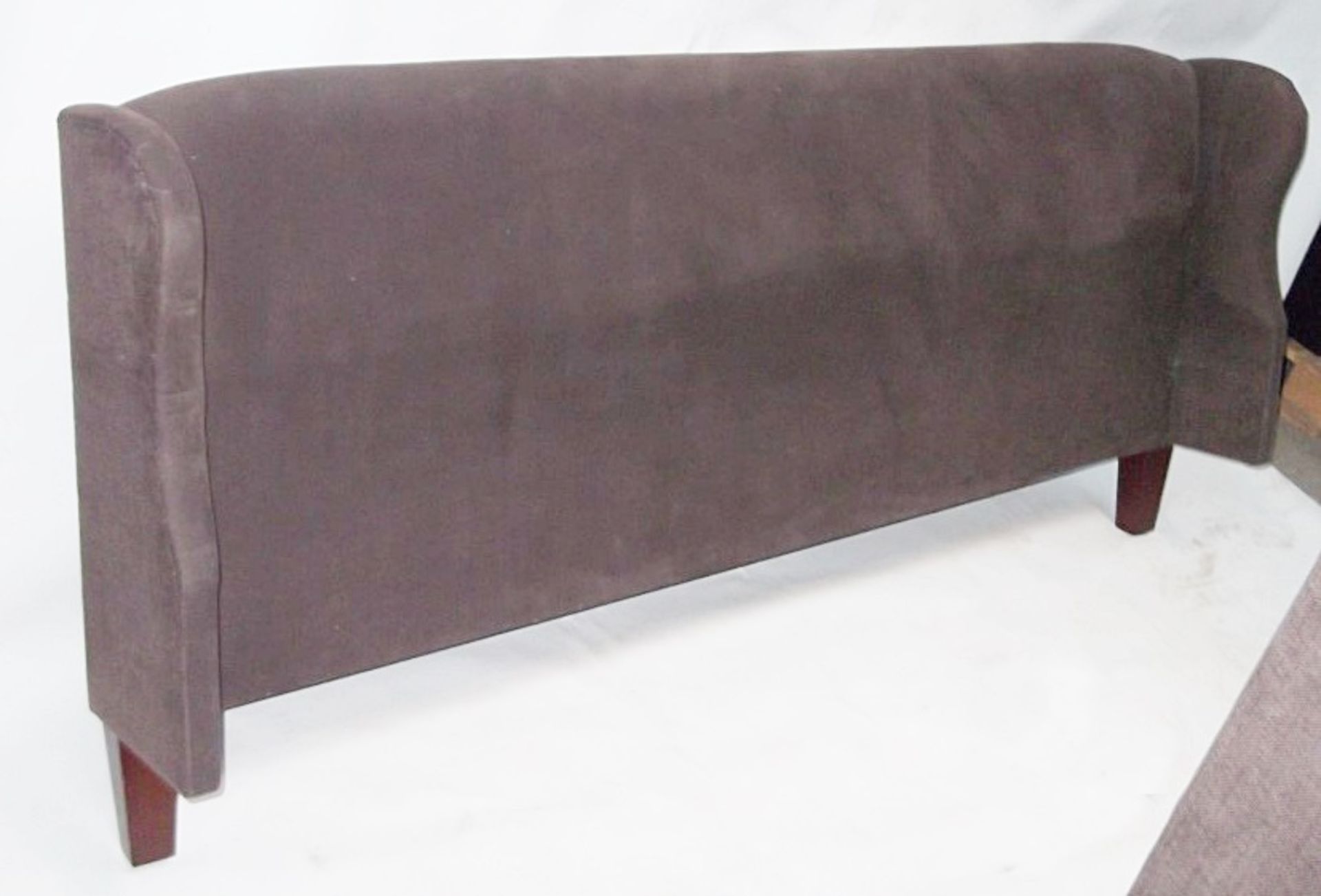 1 x MARRAM Lysander Bed - Super Kingsize: 180 x 200cm - Colour: Chocolate & Mocha - Ref: 3944557 - - Image 2 of 11