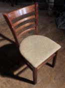 10 x Bistro Chairs - All Recently Taken From A Bar & Restaurant Environment - Ref: NDE079B
