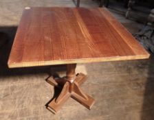 7 x Sturdy Solid Wood Bistro Tables - All Recently Taken From A Bar & Restaurant Environment -