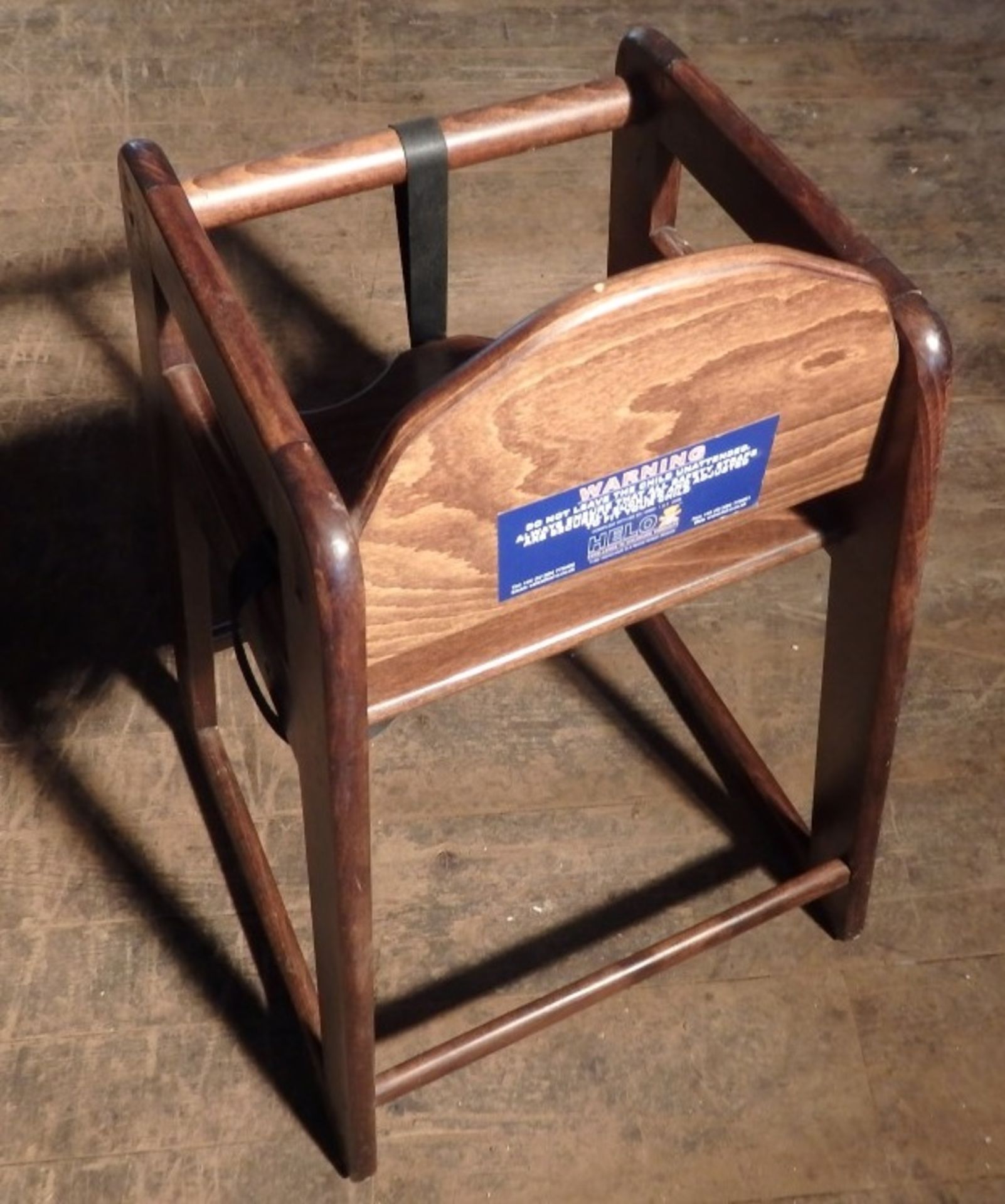 1 x Solid Wood Childs High Chair - All Recently Taken From A Bar & Restaurant Environment - - Image 7 of 8