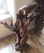 1 x Large Wood Carving / Statue - Dimensions: Height 135cm x Approx Width 90cm - Ref: NDE038 - CL122