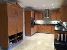 1 x Gemini Fitted Kitchen With Granite Worktops, Integrated AEG Appliances - NO VAT