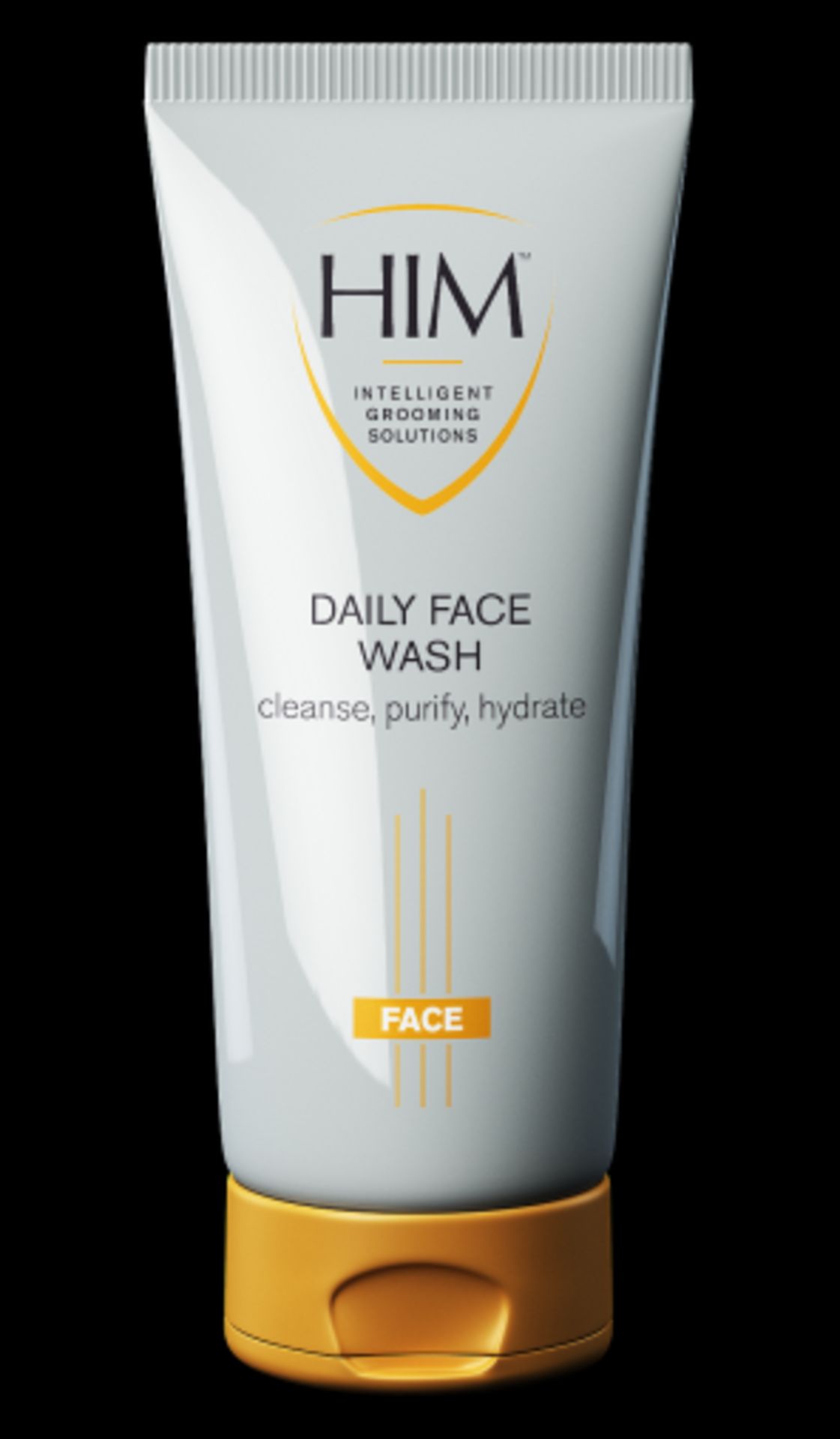 70 x HIM Intelligent Grooming Solutions - 75ml DAILY FACE WASH - Brand New Stock - Cleanse, Purify,