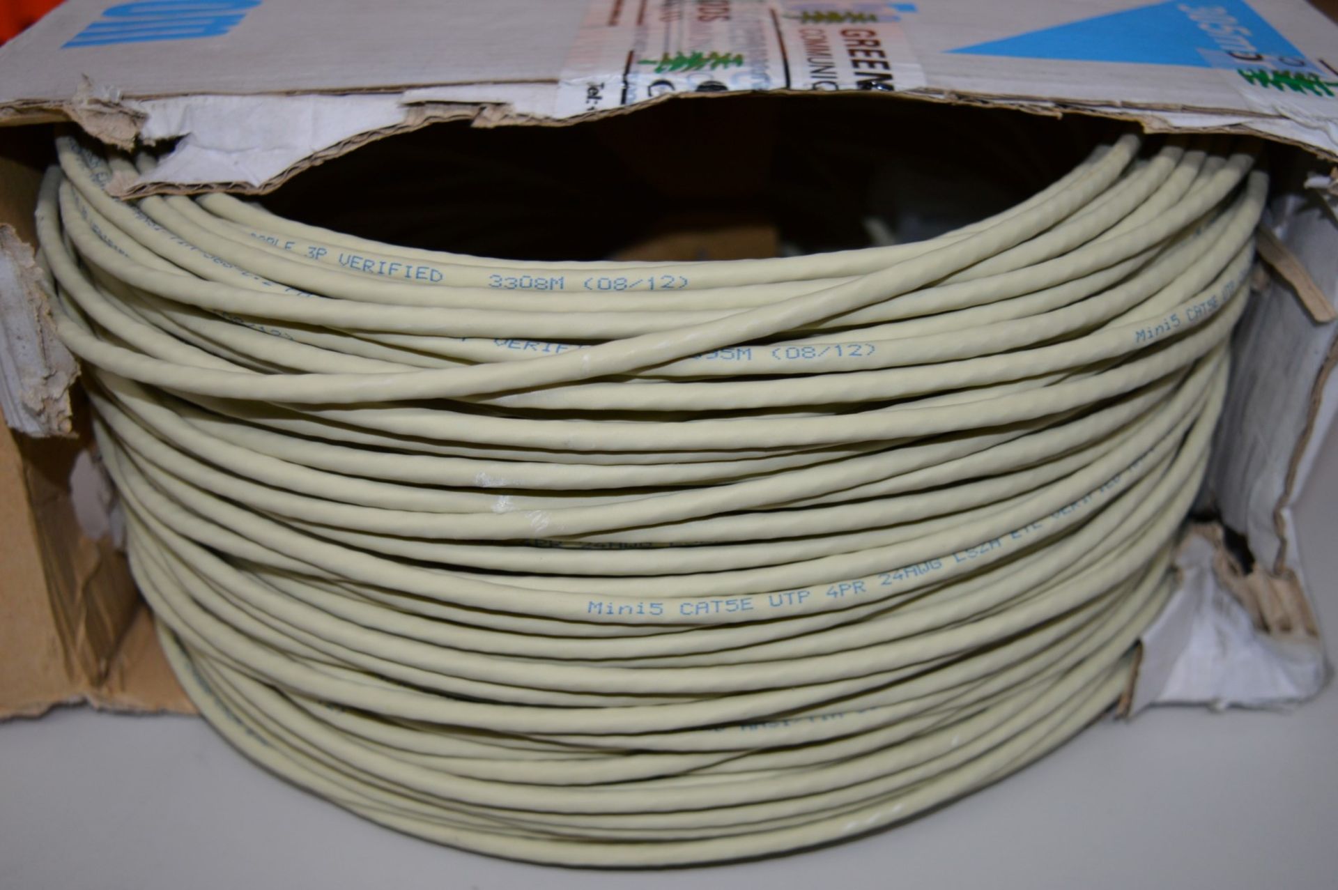 1 x Box of Mini5 Category 5e FTP LSOH Patch Cable - Part Used Box With Large Quantity Included - Box