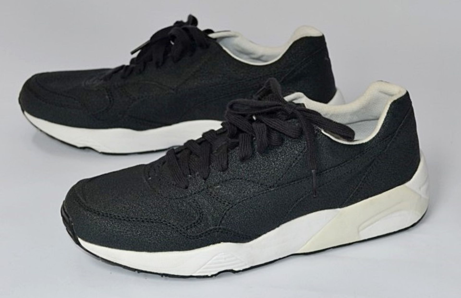 1 x Pair Of Mens PUMA "HC90" Trainers In Phantom Black - Adult Size: UK 8 - CL155 - Colour: