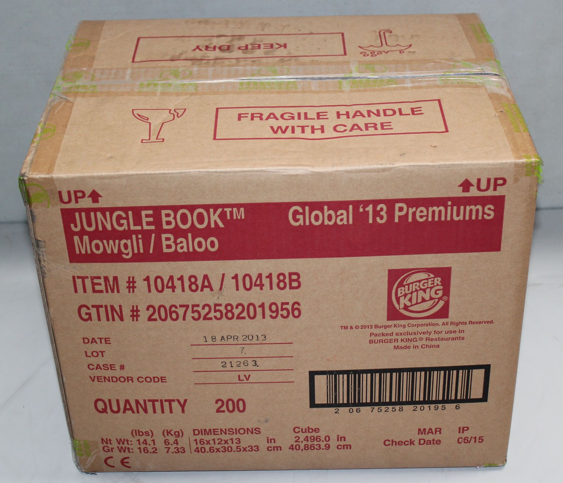 200 x Burger King Jungle Book Mowgli / Baloo Childrens Toys - Brand New Boxed Stock - CL011 - Locati - Image 2 of 12