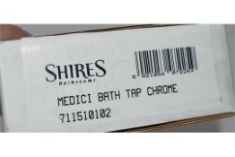 12 x Sets of Medici Bath Taps in Chrome - Shire Bathrooms - Without Tap Heads - New Boxed Stock - CL