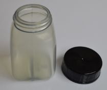 100 x Wide Neck Container Bottles With Leakproof Lids and PE Foam Inserts - 50ml Capacity - 38.5x38.