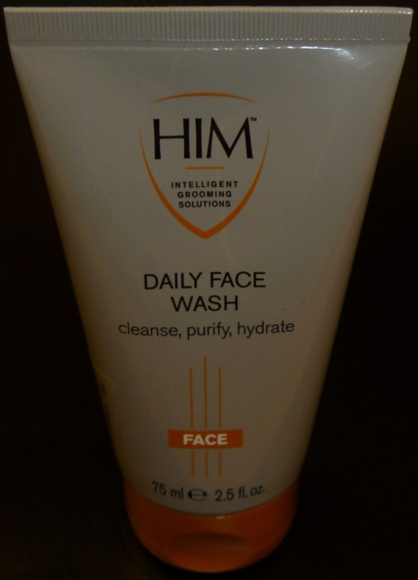 70 x HIM Intelligent Grooming Solutions - 75ml DAILY FACE WASH - Brand New Stock - Cleanse, Purify, - Image 2 of 3