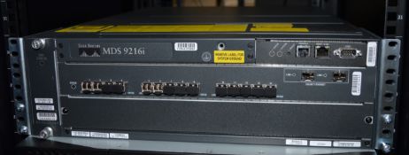 1 x Cisco Systems MDS 9216 DS-C9200 Series Multiservice Fabric Switch - Includes 14 GBIC Transceiver