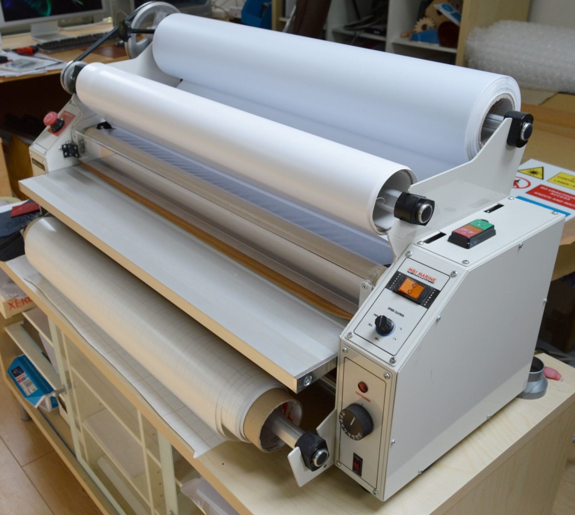 1 x Xativa Emseal Type 810 Thermal Roll Laminator - 240v - Professional Desk Mounted Laminator With