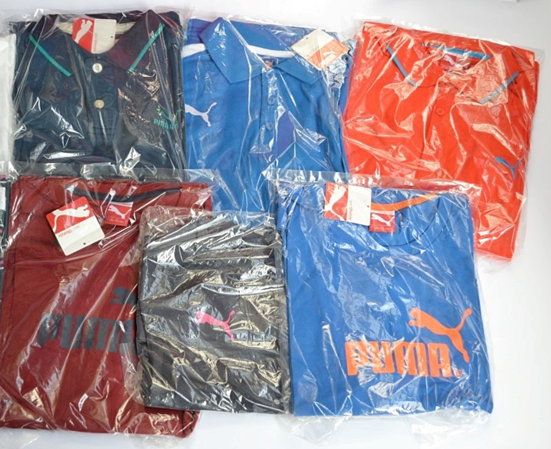 10 x Assorted PUMA Branded T-Shirts & Vests - Various Sizes: Mostly Adult Large - New With Tags - - Image 3 of 4