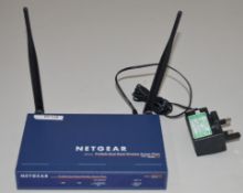 1 x Netgear WAG102 ProSafe Dual Band Wireless Access Point - Wireless Access Point For Upto 128 Simu