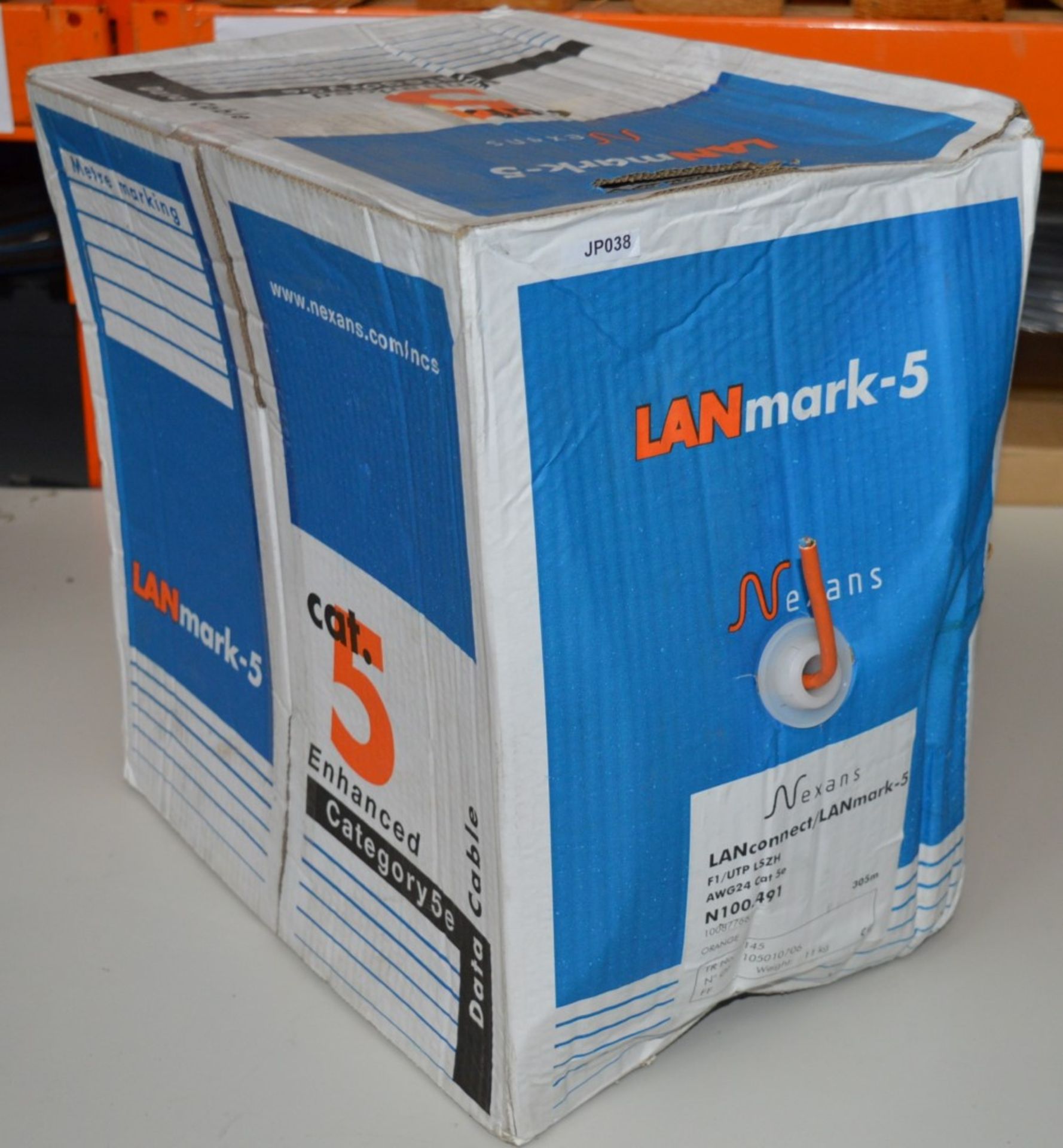 1 x Box of Nexans Lnamark5 Category 5e Cable - Part Used Box With Large Quantity Included - Box Size - Image 3 of 4