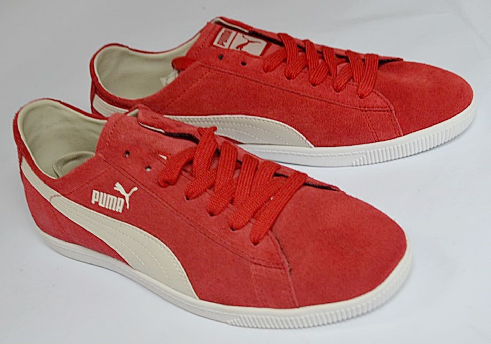 1 x Pair Of PUMA "Glyde Lo Wn's" Womens Trainers - Ladies Size: UK 6 1/2 - Colour: Red - CL155 -