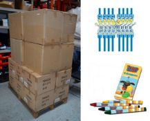 Pallet Job Lot - Includes 864 x Timmy Time Crayon Sets and 1,920 x Packs of Banana in Pyjamas Flexib