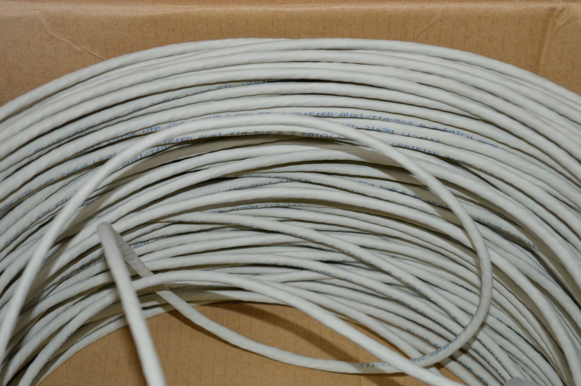 1 x Box of Mini5 Category 5e FTP LSOH Patch Cable - Part Used Box With Large Quantity Included - Box