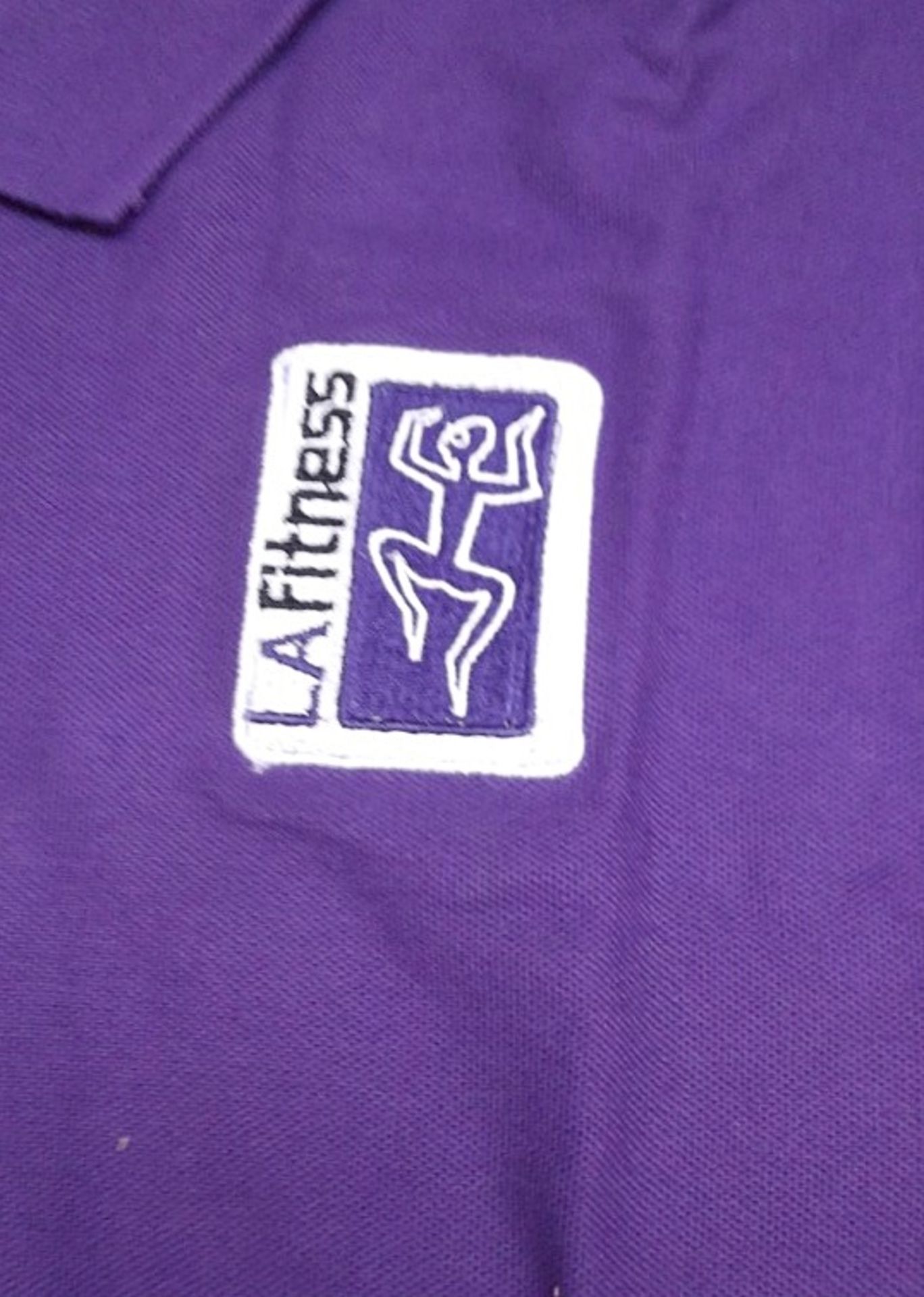 55 x LA Fitness Branded Ladies POLO Shirts - Size: Large - Colour: Purple - CL155 - Ref: JIM153 - - Image 5 of 6