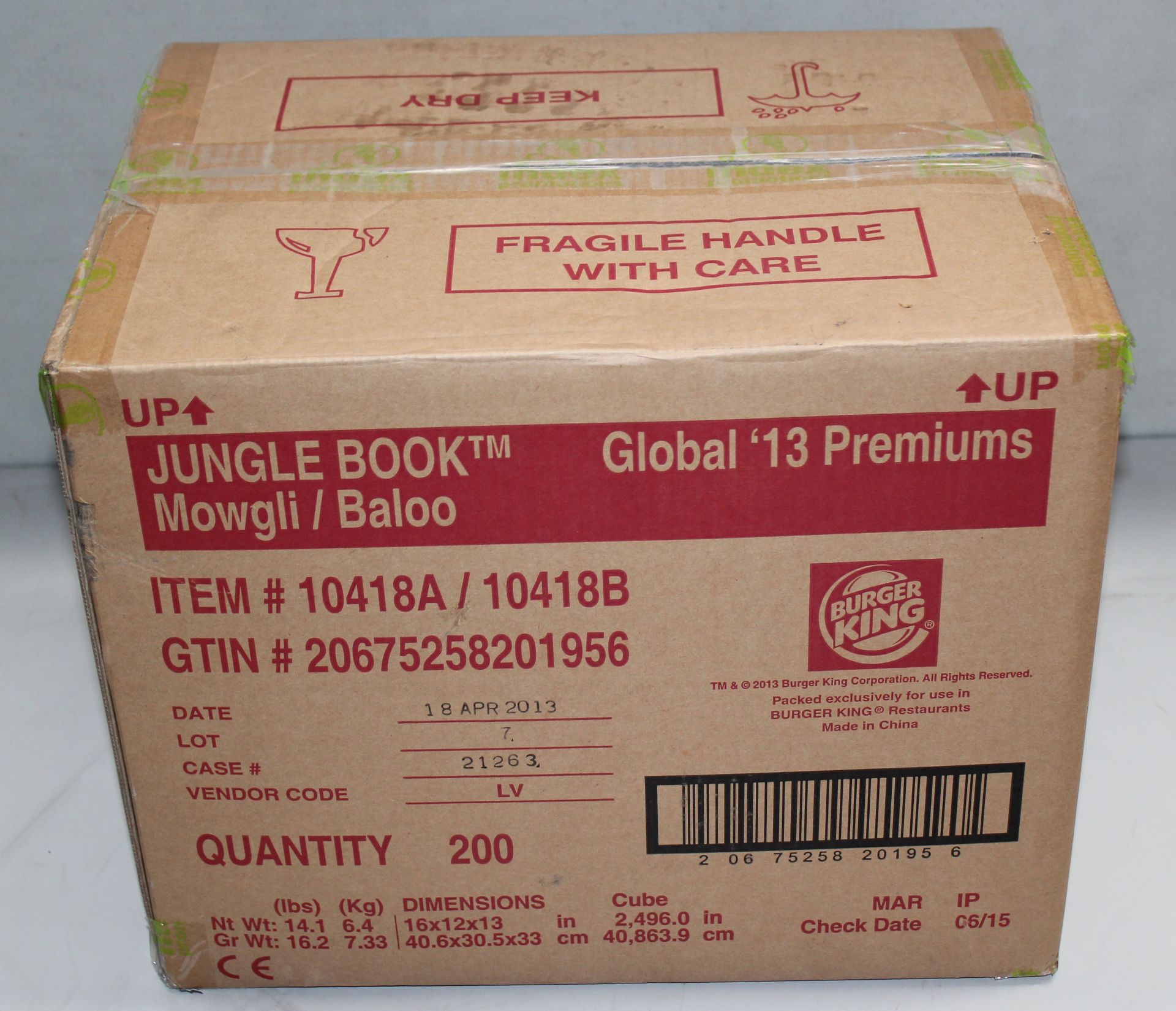 200 x Burger King Jungle Book Mowgli / Baloo Childrens Toys - Brand New Boxed Stock - CL011 - Locati - Image 5 of 12