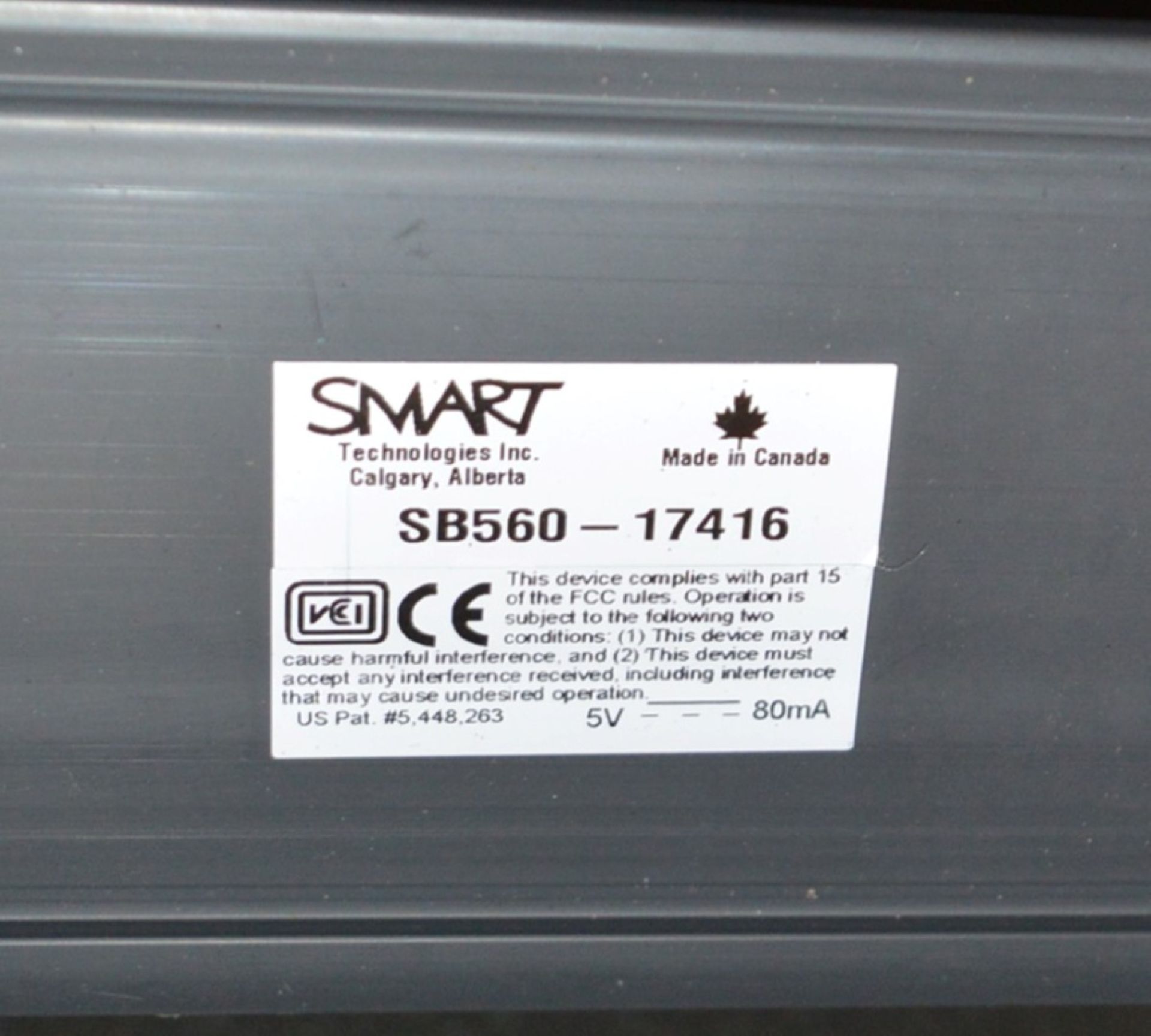 1 x Smart SB560 Interactive Whiteboard - 60 Inch Size - CL089 - With Protection Case - Very Good Con - Image 3 of 5