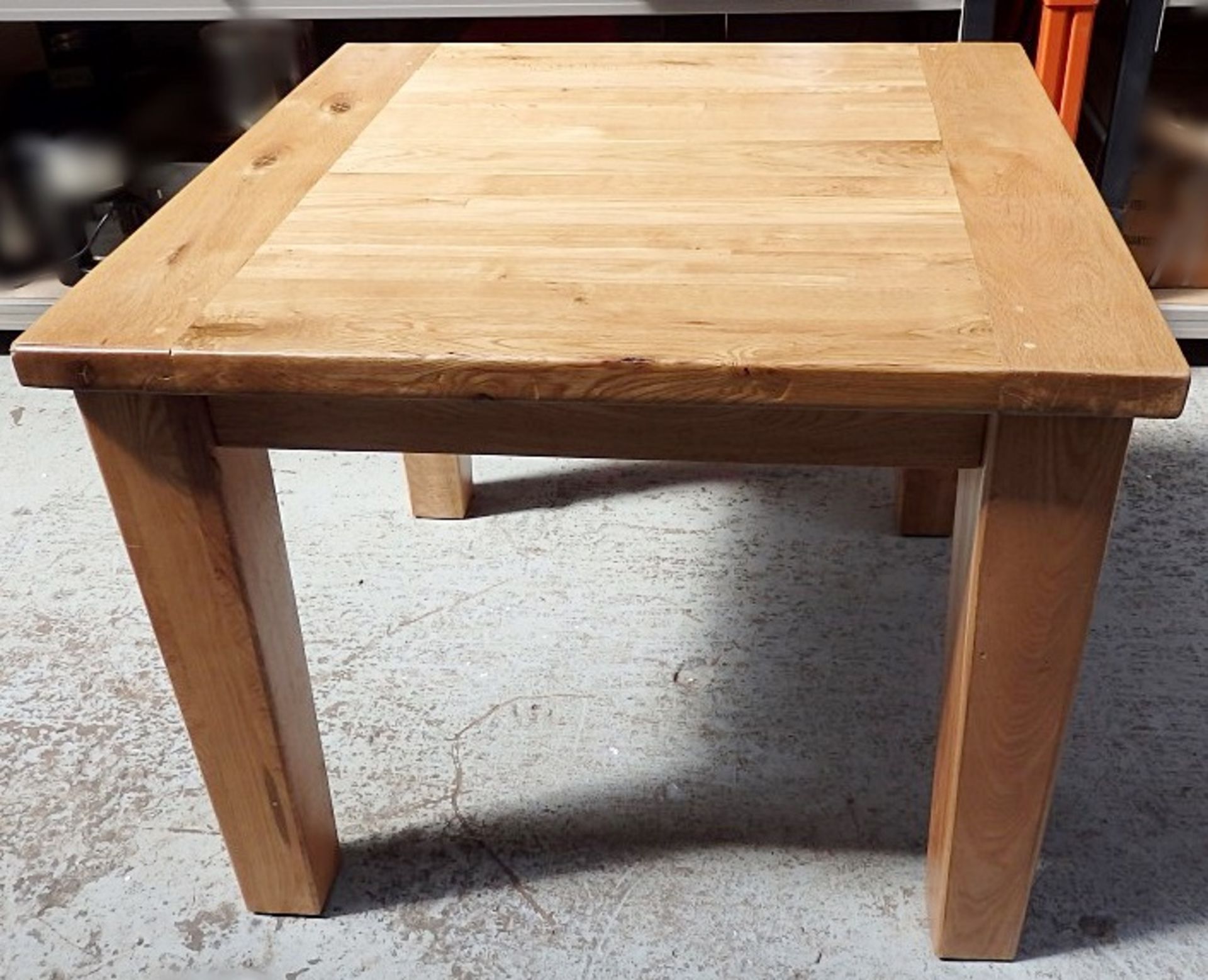 1 x Mark Webster Reclaimed Oak Table - Dimensions: W100 x H80 x D100cm - Prebuilt, Ex-display - Ref: - Image 7 of 20