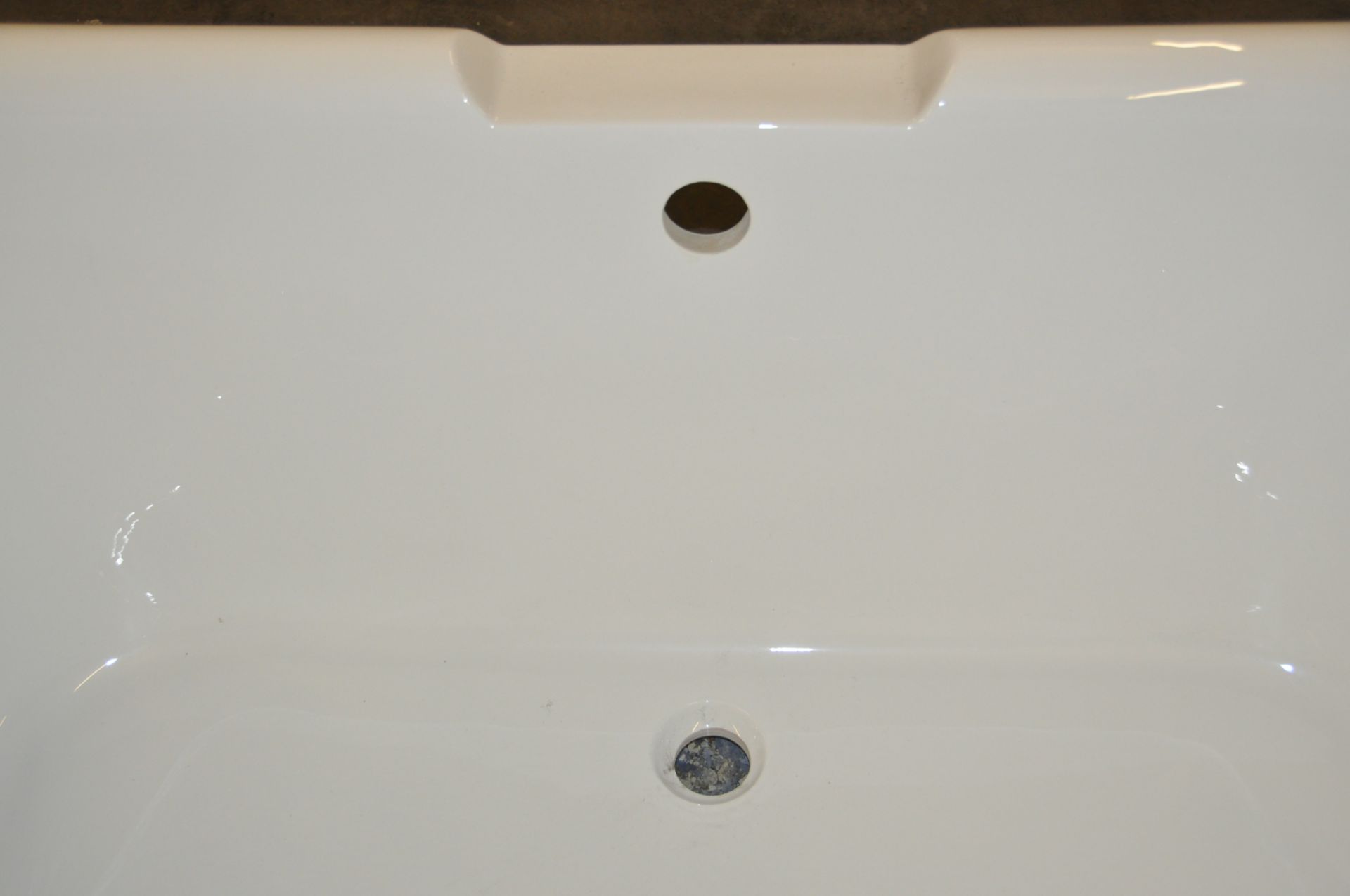 1 x Freestanding Roll Top Bath - With Central Waste and Tap Section - CL022 - Location: Bolton BL1 - - Image 4 of 4