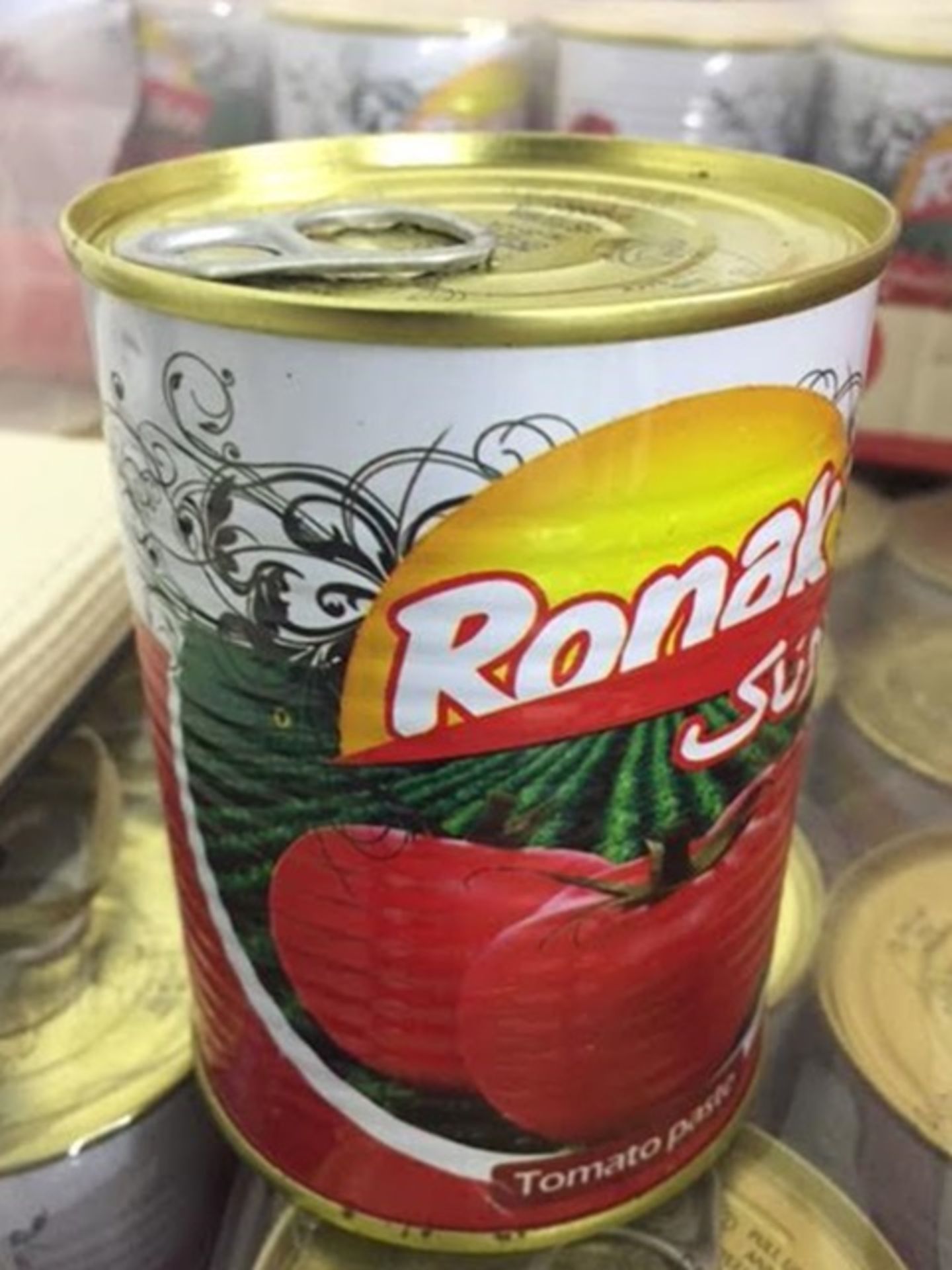 2,400 x Tins of Ronak Tomato Paste - Includes 100 x Cases of 24 x Tins of 400gr Tomato Paste - - Image 2 of 4