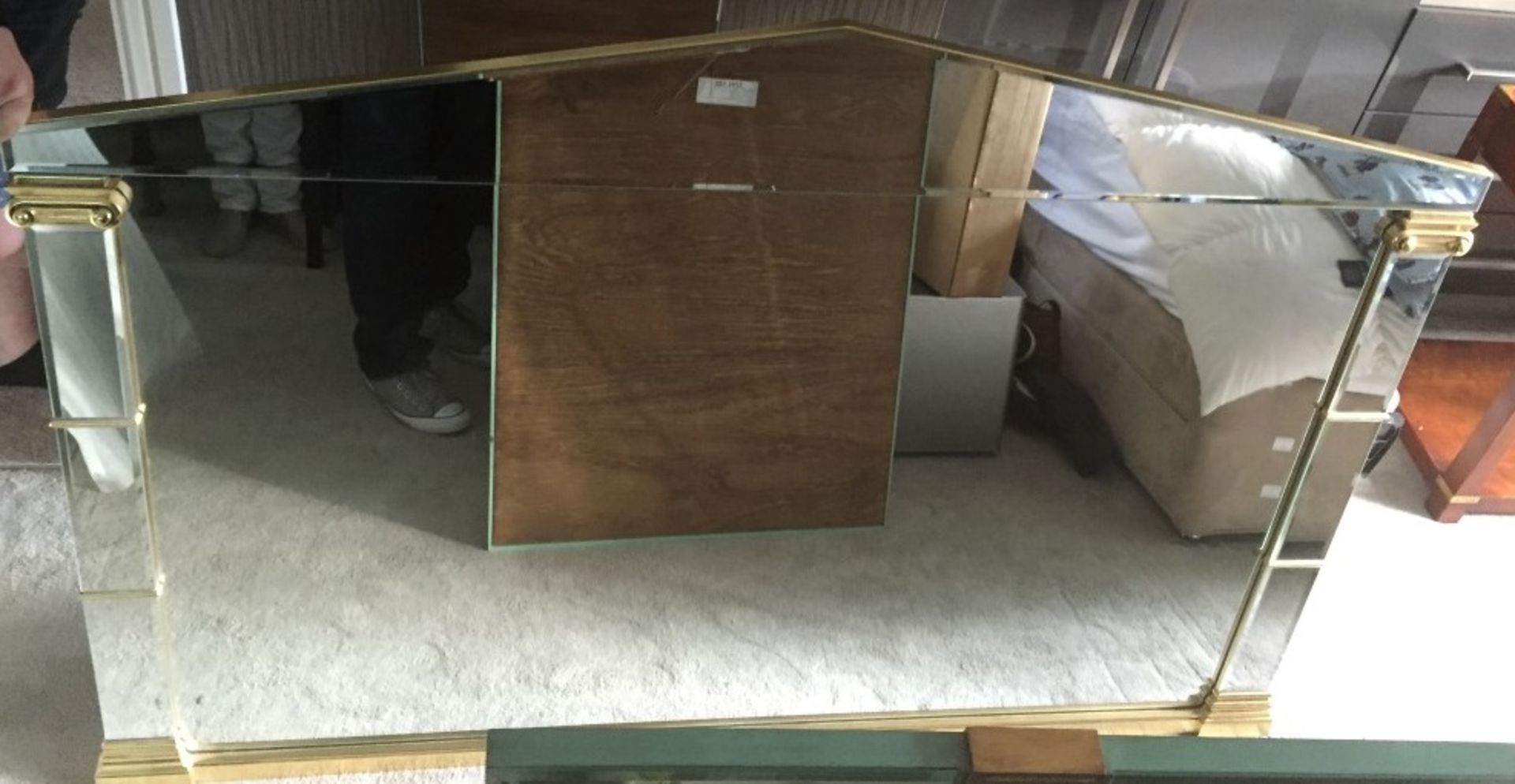 1 x Large Deknudt Mirror - Dimensions: Width 163cm x Height 110cm - Pre-owned In Very Good Condition - Image 3 of 6