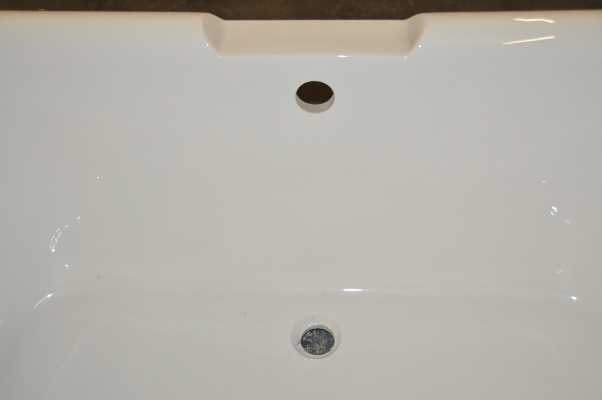 1 x Freestanding Roll Top Bath - With Central Waste and Tap Section - CL022 - Location: Bolton BL1 - - Image 3 of 4