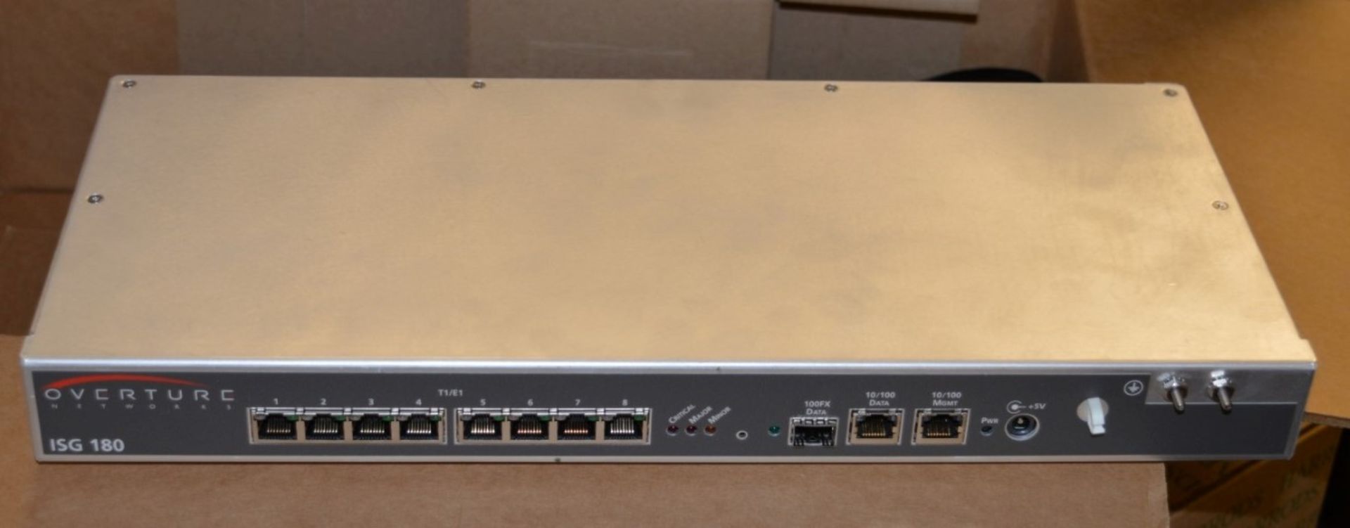 1 x Overture Networks ISG 180 Carrier Ethernet Over T1/E1 Edge - Model 5262-930A - Brand New and - Image 4 of 11