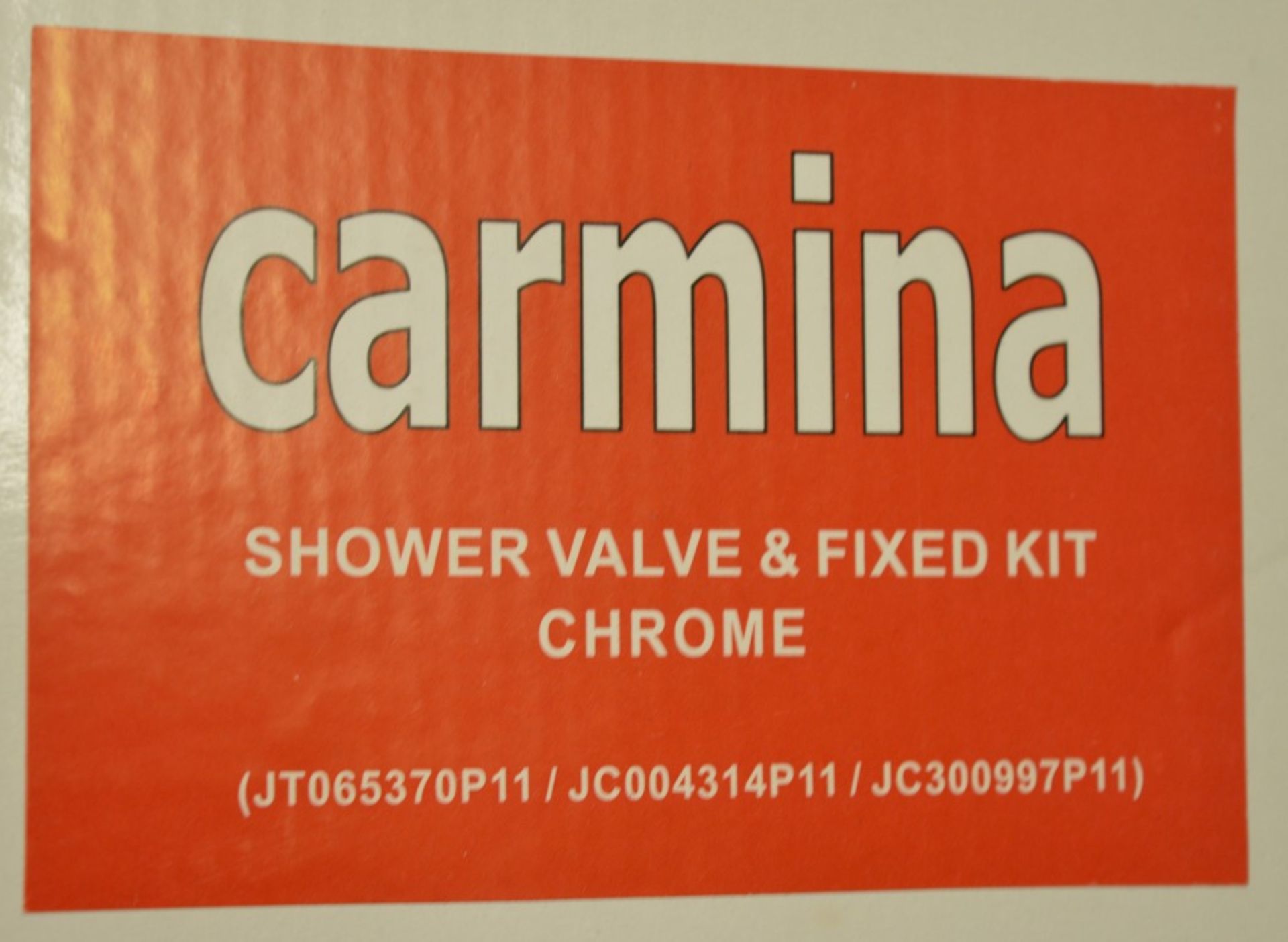 1 x Carmina Shower Valve Kit - Contains Chrome Shower Head, Fixed Arm and Manual Control - Brass - Image 10 of 11