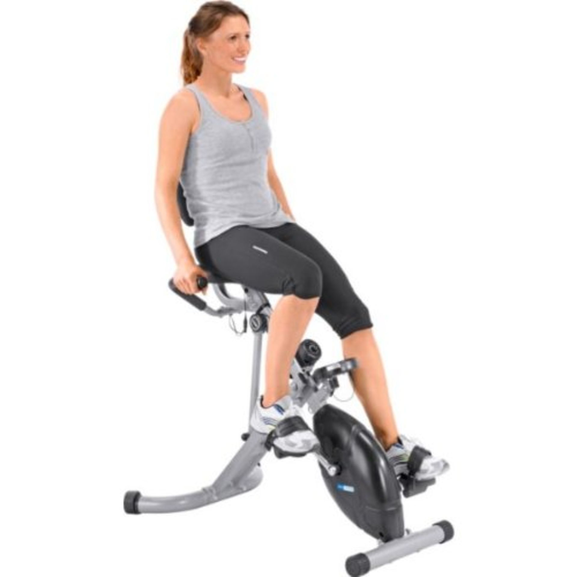 1 x Pro Fitness Recumbent Folding Exercise Bike - CL007 - Excellent Condition - Workout and Tone - Image 2 of 5