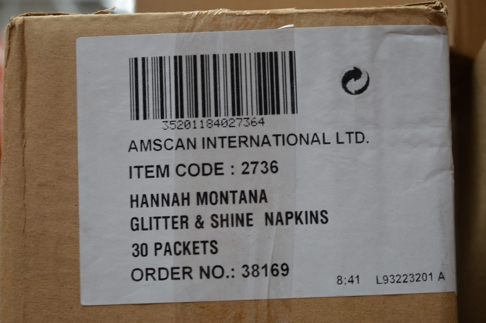 Pallet Job Lot - Includes 450 x Packs of Hannah Montona Party Napkins,  576 x Packs of Bananas in - Image 4 of 11