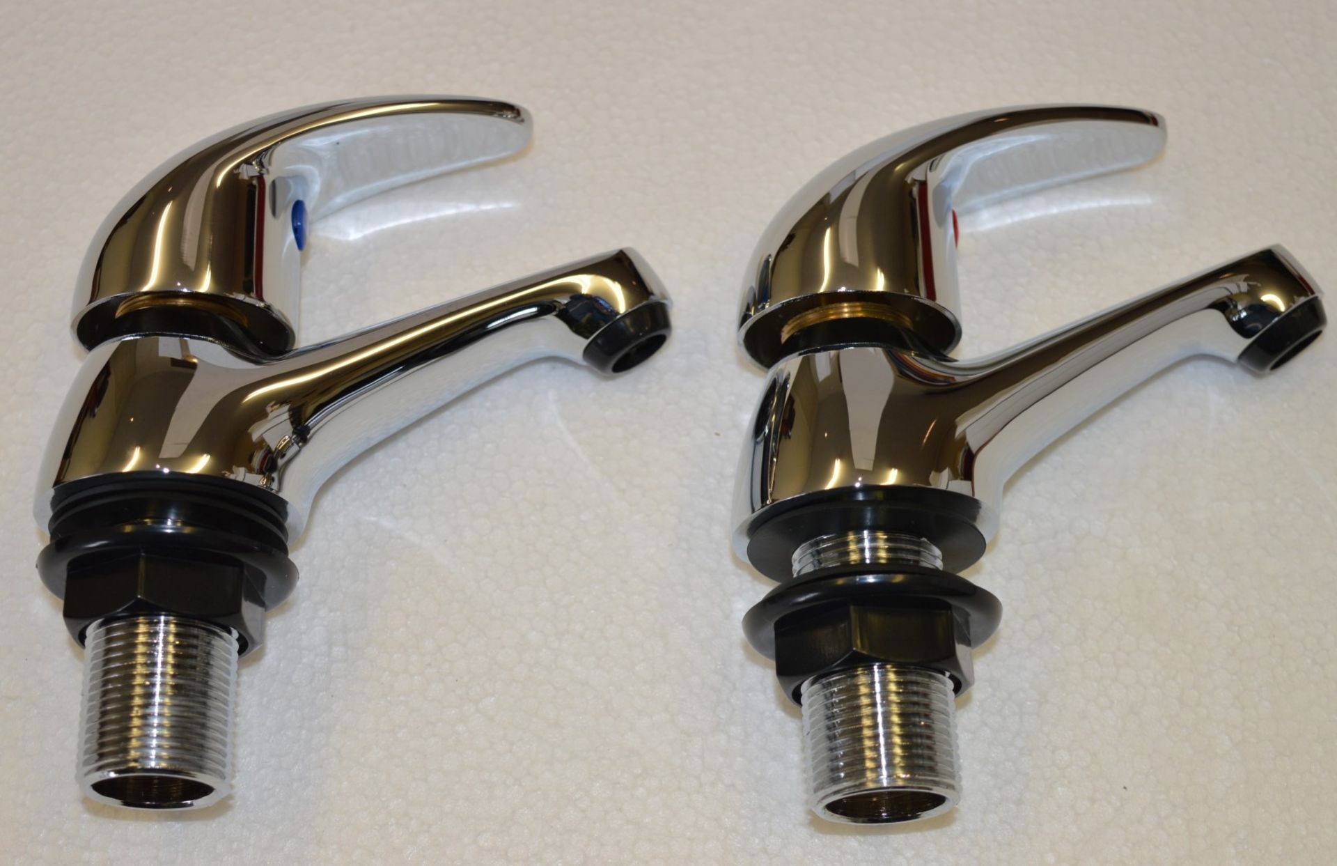 1 x Vogue Carmina Bath Taps - Pair Of - Vogue Bathrooms Gold Brassware Collection - High Quality - Image 3 of 6