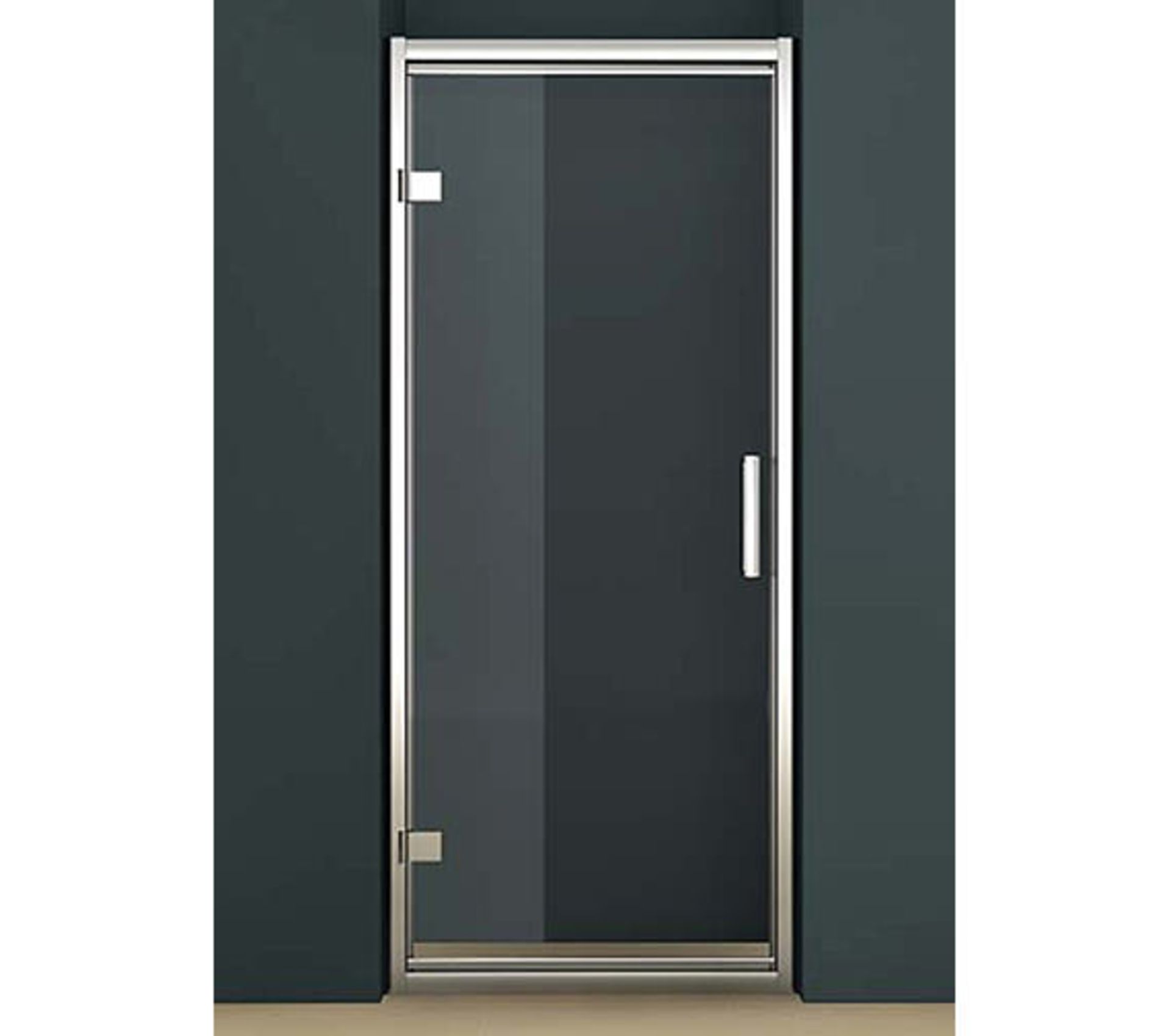 1 x Tavistock Oyxgen8 8mm 760mm Hinged Door Shower Enclosure - Includes SE1H76 Hinged Door and