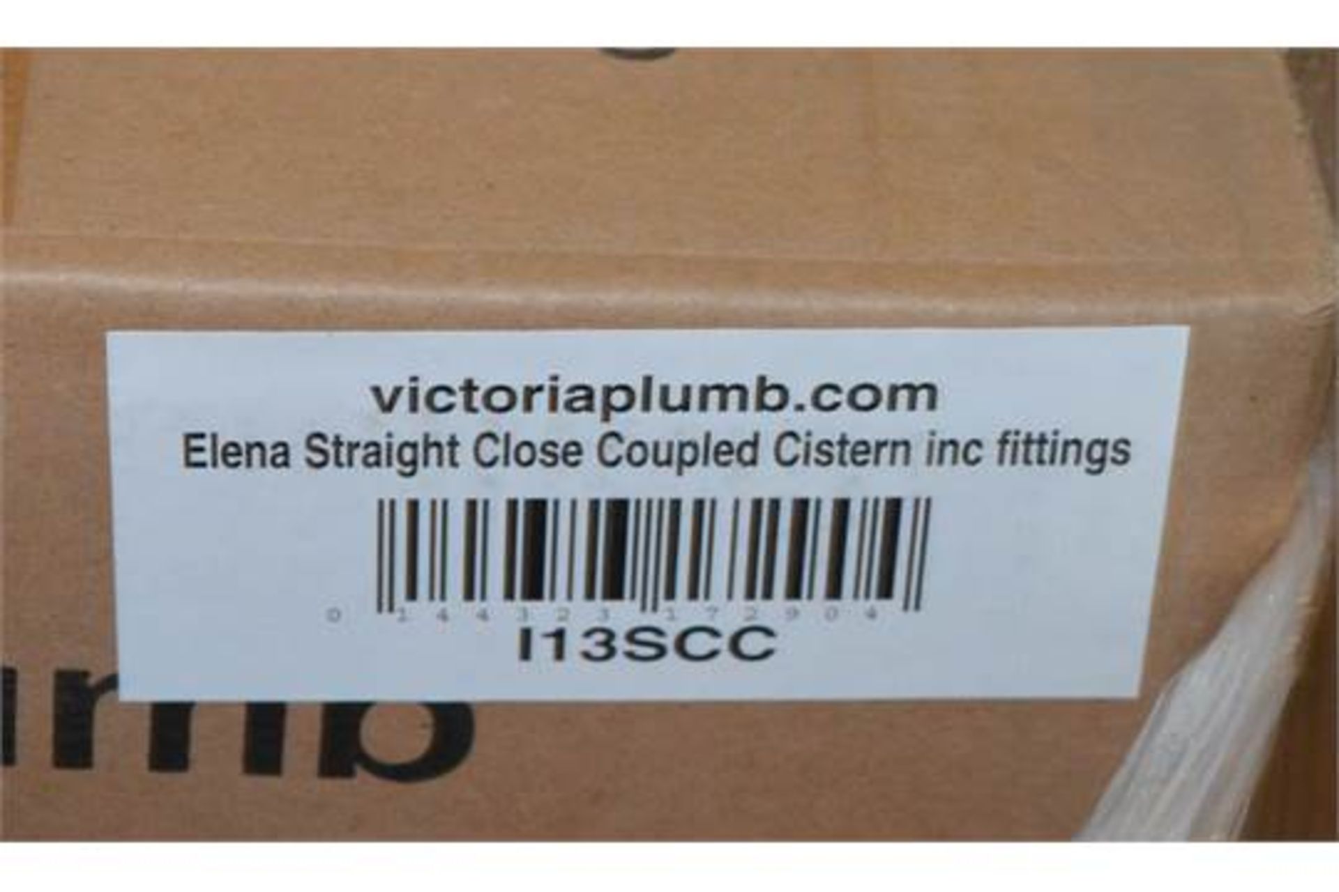 1 x ELENA Close Coupled Toilet Pan With Cistern, Cistern Fittings and Soft Close Toilet Seat - Brand - Image 4 of 4