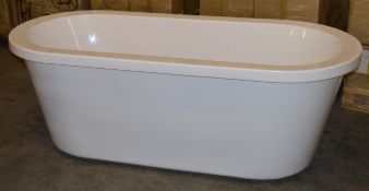 1 x Luxury Kingston Free Standing Bath - Excellent Condition - Unused - H63 x W177 x D79 cms - CL022