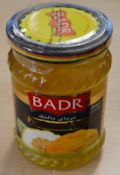 144 x Jars Badr Pergamont Jam - Expiry Date 01/11/2016 - Brand New Stock - Includes 12 x Cases of 12