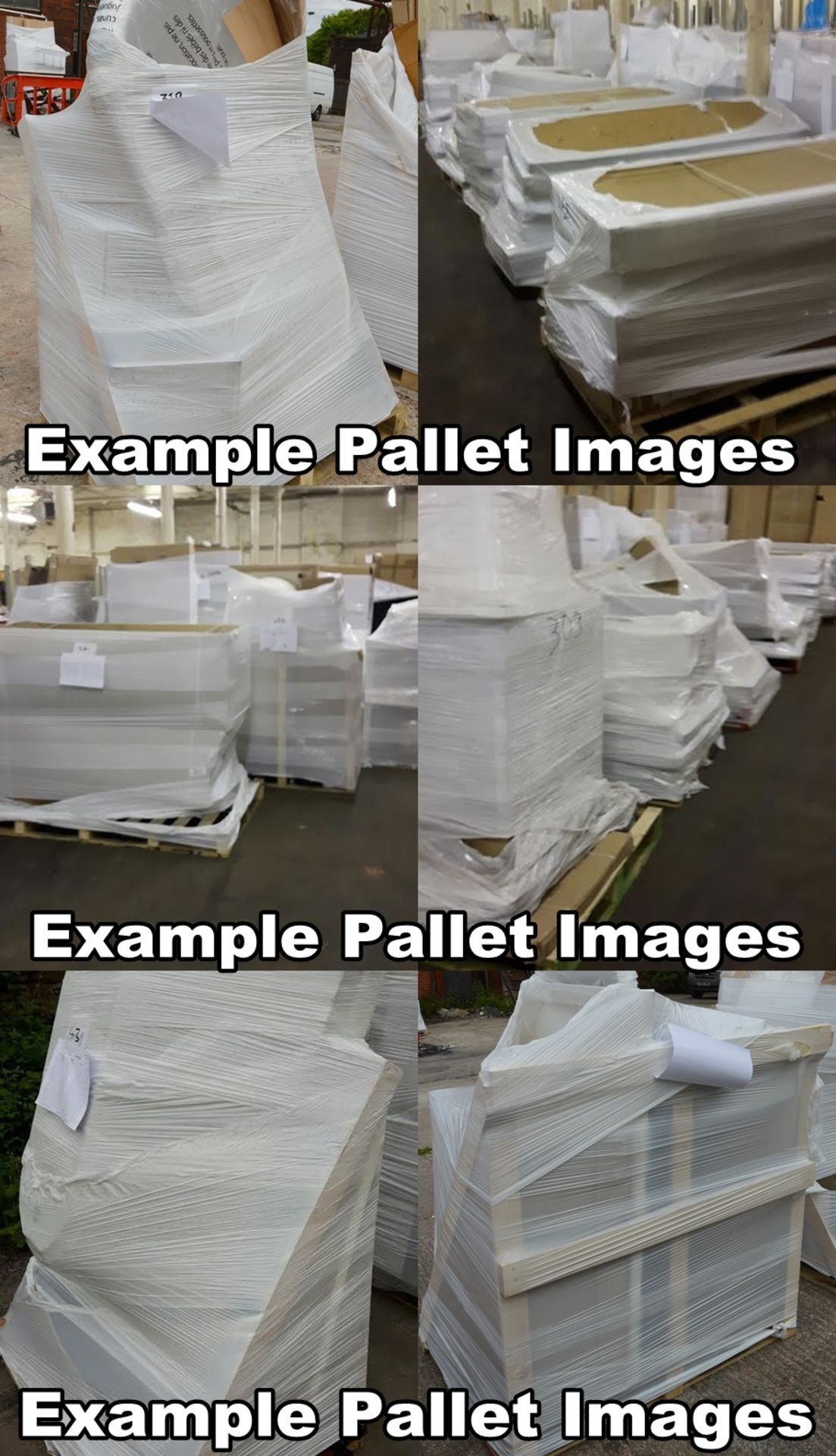 1 x Assorted Pallet of Bathroom Stock - Includes  Items - Please See The List Provided - CL095 -
