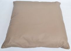 1 x LIGNE ROSET "Diva" Large Leather Cushion - Colour: Mocha - 70cm x 70cm - Ref: 3597993 -