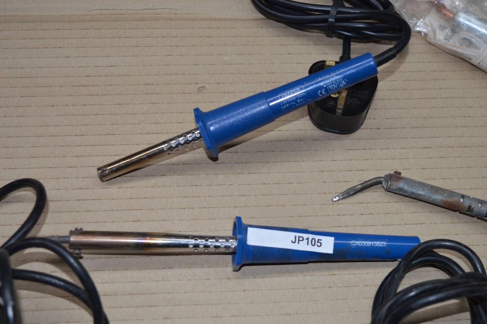 6 x Various 240v Soldering Irons - Brands Include Weller and Draper - CL300 - Ref JP105 - - Image 3 of 22