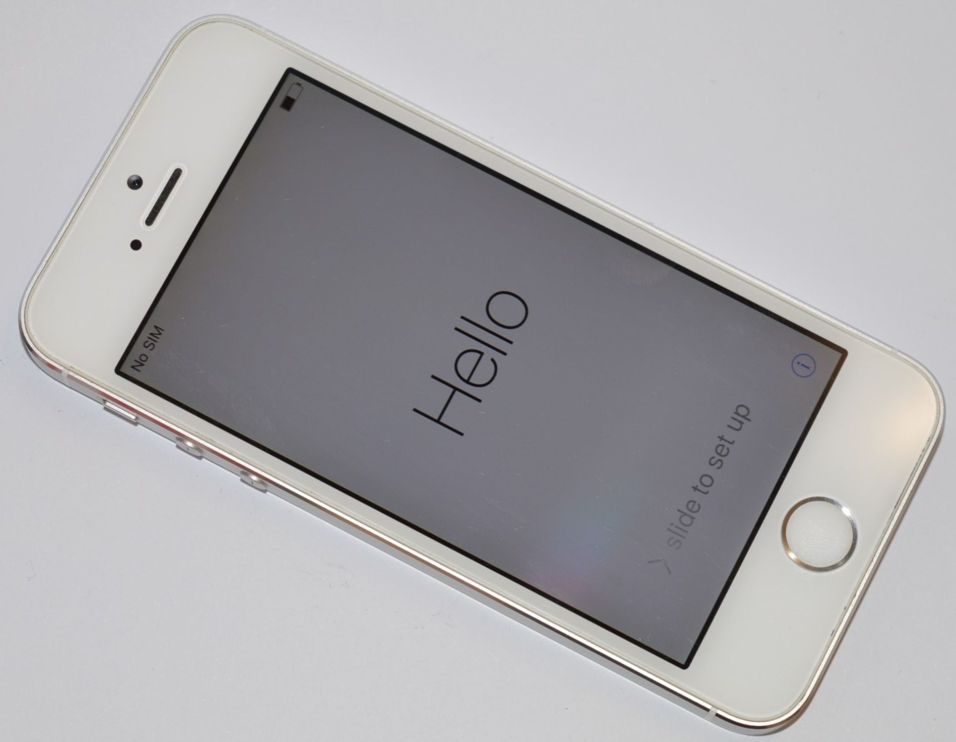 1 x Apple Iphone 5S White 32gb Mobile Phone - Model A1457 - Excellent Cosmetic Condition - Good - Image 2 of 15